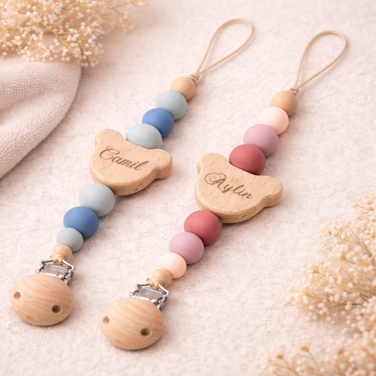 Attache-tétine personnalisée